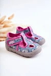 Buty Papcie Befado Kotki 533P014 Niebiesko-Różowe