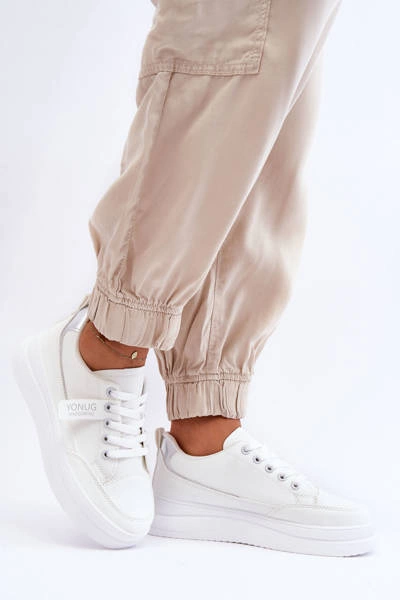 Klasyczne Damskie Buty Sportowe Białe Ronesha