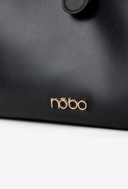Torebka Shopperka Z Klamrą NOBO BAG6010-020 Czarna