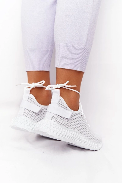 Damskie Sportowe Buty Slip-on Białe Run Away