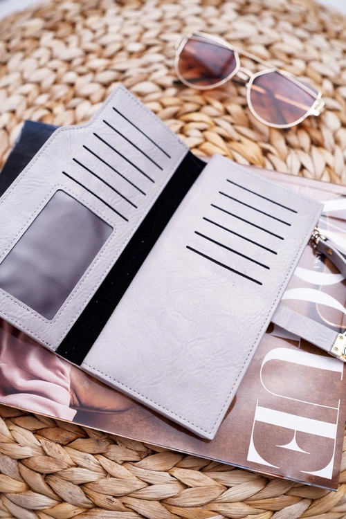 Portfel Damski Duży Szary AD-64