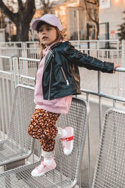 Dziecięce Niskie Trampki BIG STAR JJ374078 Różowe