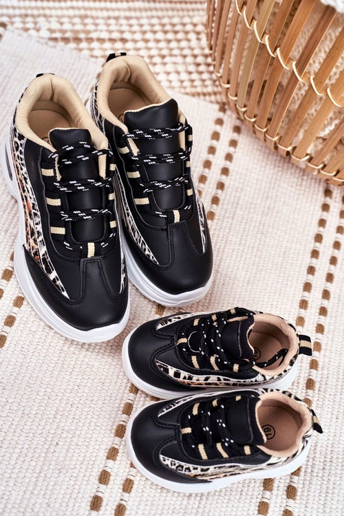 Sportowe Buty Dziecięce Czarne Dante