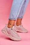 Damskie Sportowe Obuwie Sneakersy Big Star Różowe FF274960