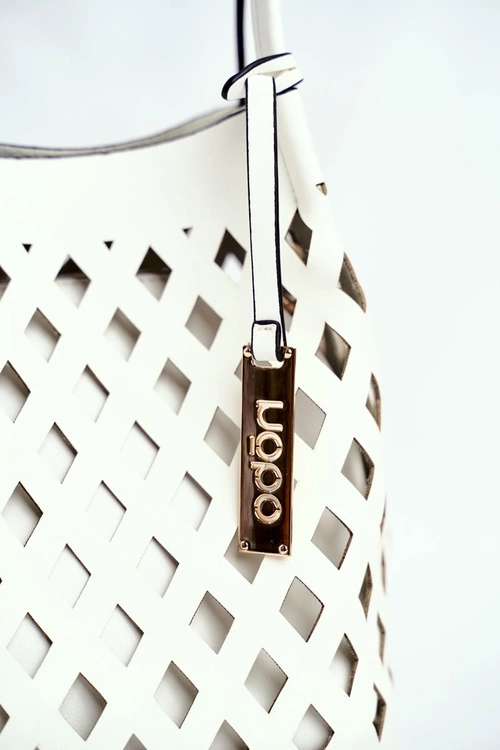 Torebka Damska NOBO Klasyczna Shopper Biała NBAG-I3690-C000