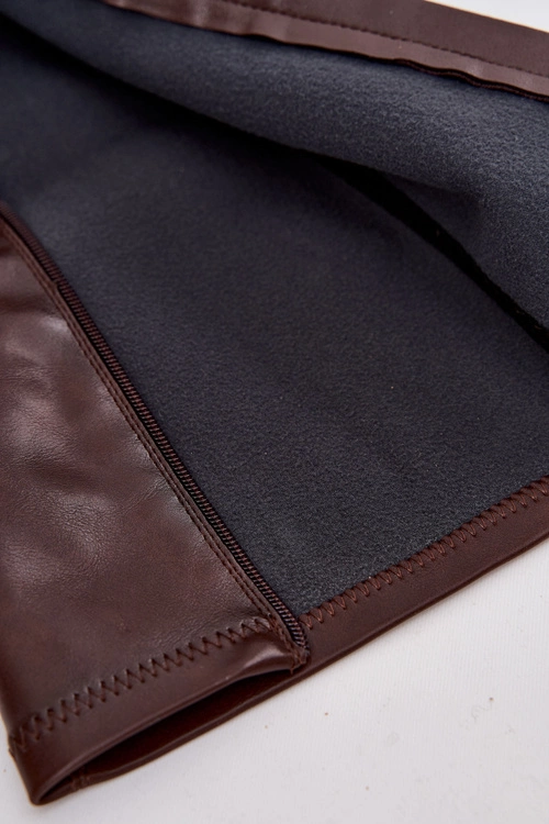 Kozaki Damskie Z Eko Skóry Czekoladowe Oceana