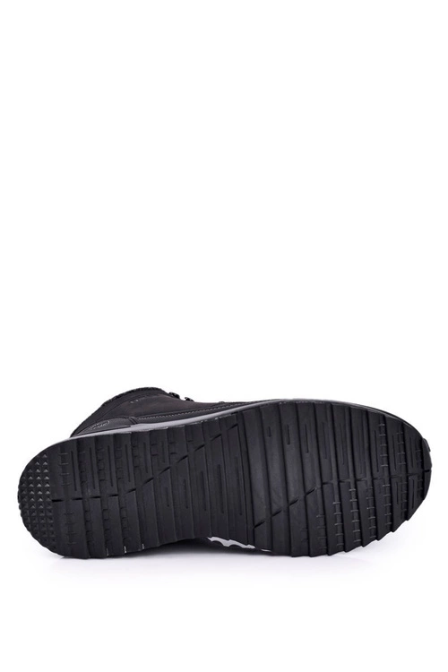 Trekkingowe Męskie Buty Big Star Outdoor Czarne GG174563