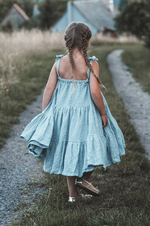 Balerinki Dziecięce Z Kokardką Złote Jellema