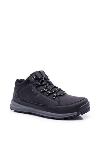 Trekkingowe Młodzieżowe Buty Big Star Wysokie Outdoor Czarne EE274816