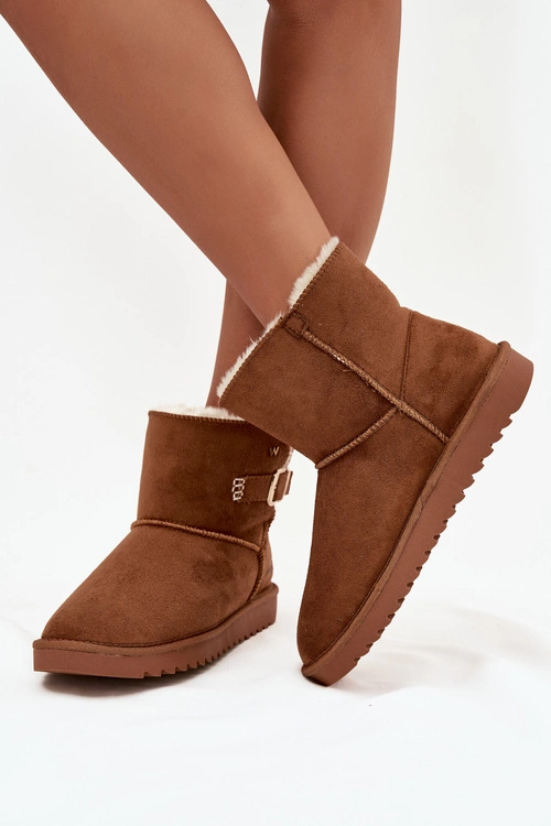 Śniegowce Damskie Z Klamrą Wrangler 20253091.37B Camel