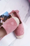 Różowe Espadryle Damskie Tenisówki Moriente