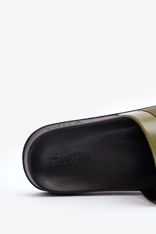 Męskie Klasyczne Klapki Big Star LL174458 Khaki