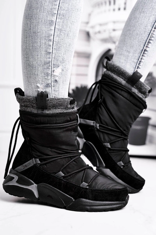 Damskie Śniegowce Big Star Czarne GG274628