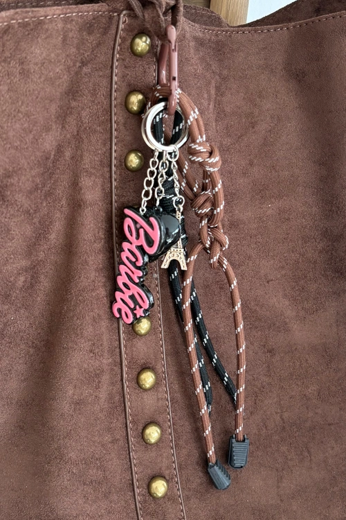 Breloczek Do Torebki Kluczy Barbie Wieża Eiffla Serduszko Celith