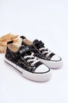 Dziecięce Trampki Na Rzep Big Star LL374063 Czarne