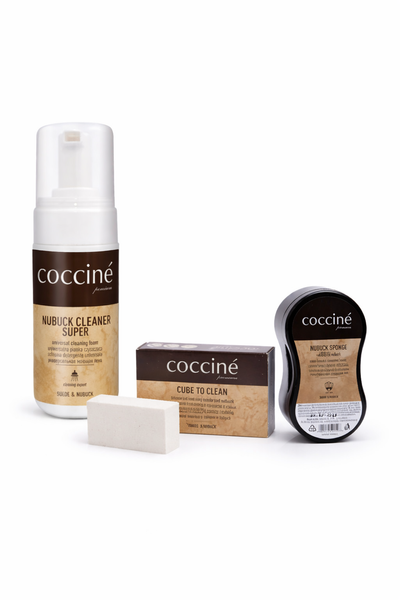 Zestaw do pielęgnacji zamszu i nubuku Cocciné Premium