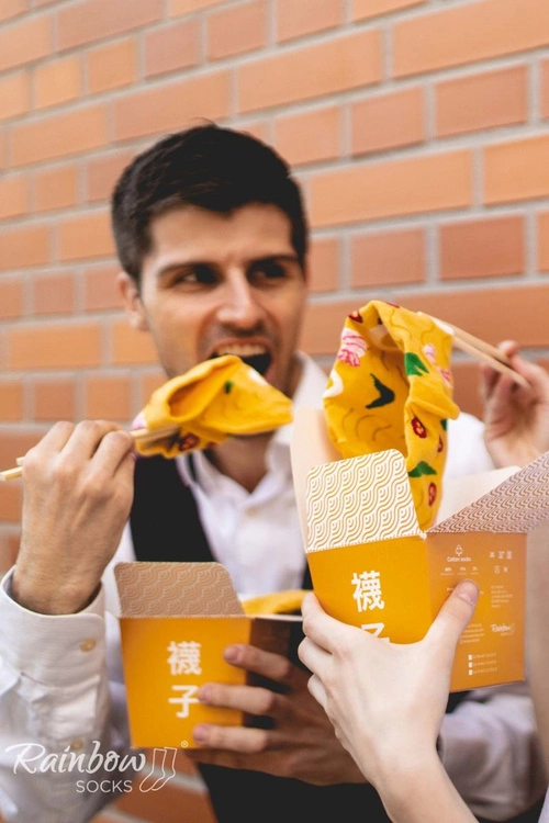 Skarpetki Rainbow Socks Makaron Azjatycki 2 Pary