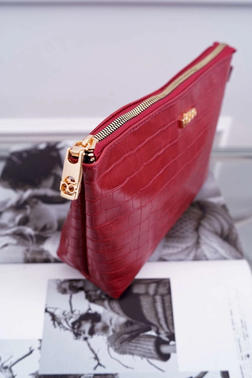 Średnia Damska Kosmetyczka Czerwona NOBO NCOS-I0341-C005