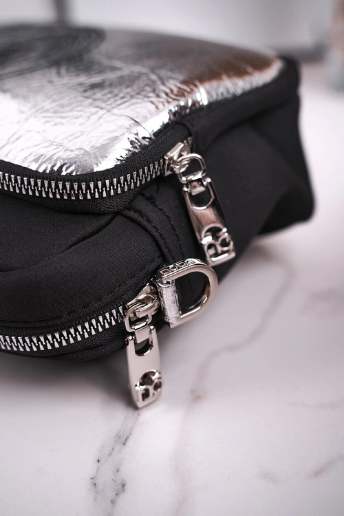 Torebka Damska Listonoszka NOBO NBAG-J2530-CM22 Czarna Srebrna