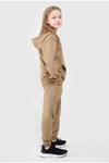 Dziewczęce Spodnie Dresowe Joggery 4F 4FJWMM00TTROF0828-83S Beżowe