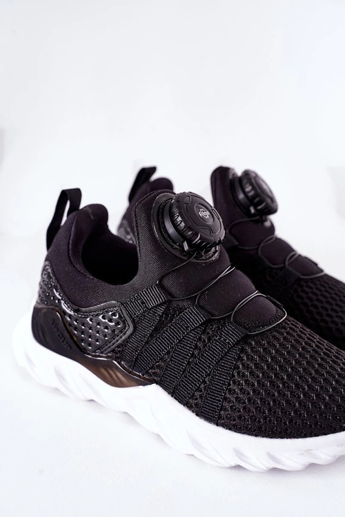 Dziecięce Sportowe Buty Z Pokrętłem ABCKIDS Czarne