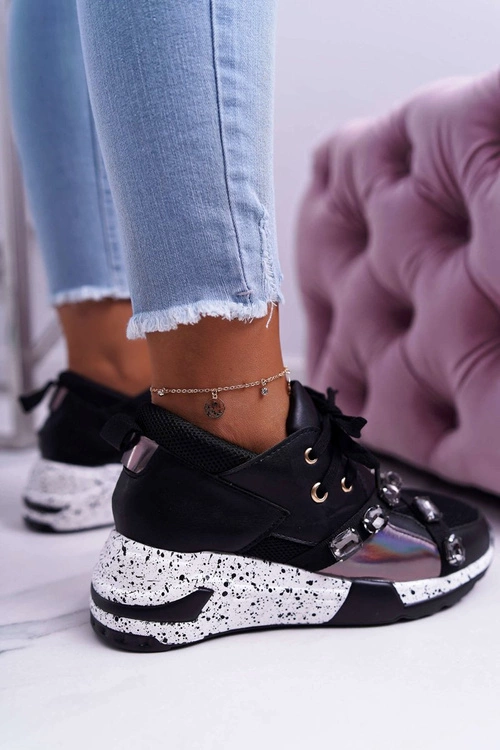 Sportowe Damskie Buty Lu Boo Czarne Frency