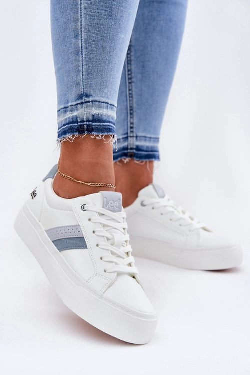 Sneakersy Damskie LEE LAYLA WOMEN LOW 50251003 Białe 