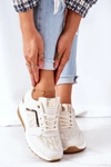 Sneakersy Na Koturnie Beżowe Weekend