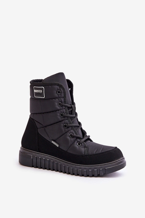 Śniegowce Damskie Progress PROGJ-24-157 Czarne