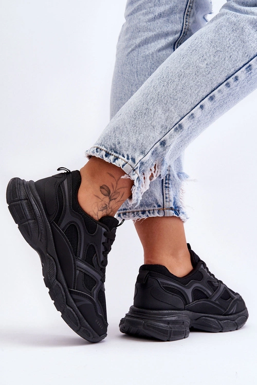 Damskie Buty Sportowe Czarne Contiro