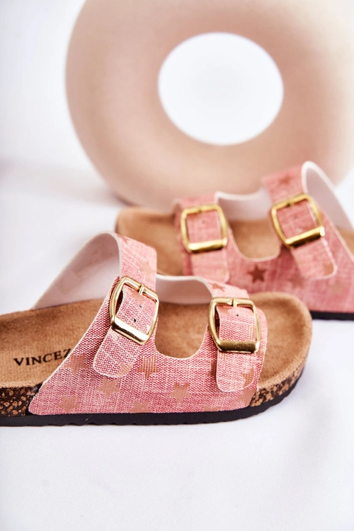 Wygodne Dziecięce Klapki Czerwone Ander