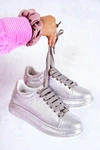 Sneakersy Buty Sportowe Dżety GOE JJ2N4048 Srebrne
