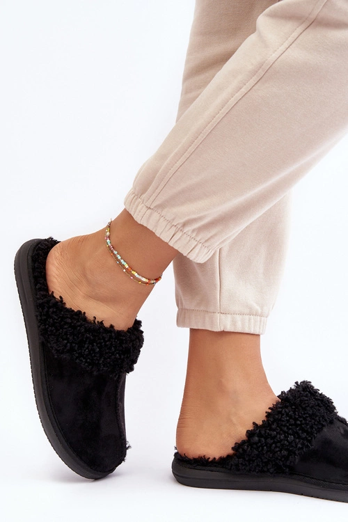 Ocieplane Kapcie Damskie Inblu EK000010 Czarne