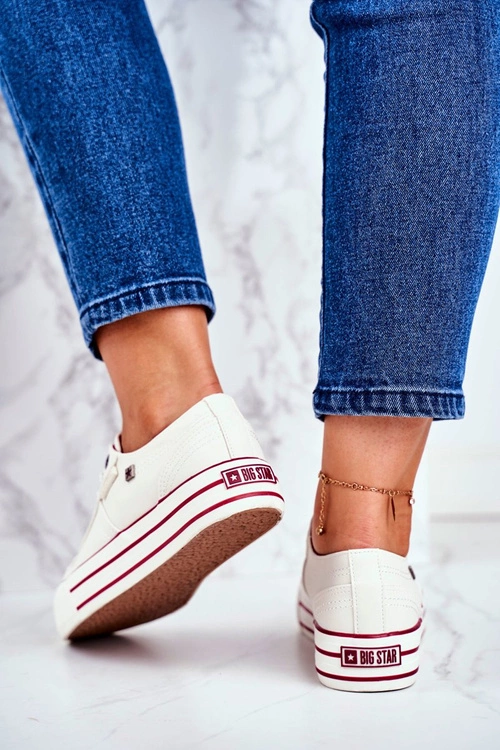 Trampki Damskie Big Star Białe GG274140