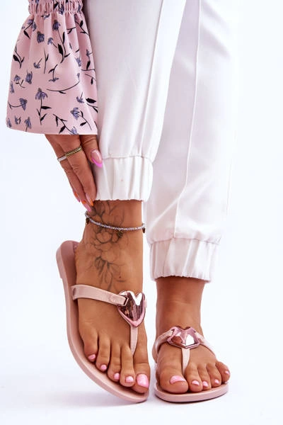 Damskie Wegańskie Klapki Japonki ZAXY JJ285032 Nude