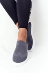Damskie Tenisówki Slip-on Big Star FF274A607 Szare