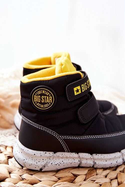 Dziecięce Śniegowce Memory Foam Big Star II374070 Czarne