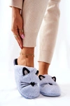 Miękkie Papcie Kotki Z Uszami Niebieskie Distty