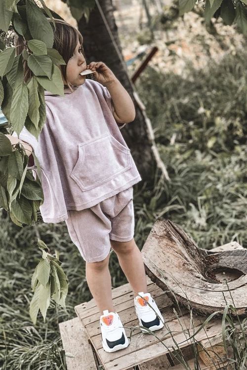 Dziecięce Sportowe Buty Sneakersy Czarno-Fioletowe Game Time