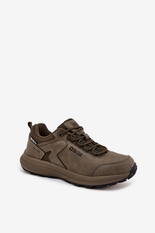 Buty Sportowe Trekkingowe Męskie Big Star OO174367 HI-POLY SYSTEM Khaki 