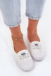 Tenisówki Trampki Damskie Z Haftem Lee Cooper LCW-25-31-3447L Białe