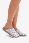 Błyszczące Kapcie Damskie Inblu CT000028 Szare