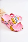 Lekkie Dziecięce Klapki Dinozaury Różowe Astro