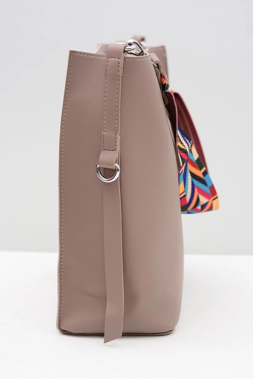 Damska Duża Torba Pudrowy Róż