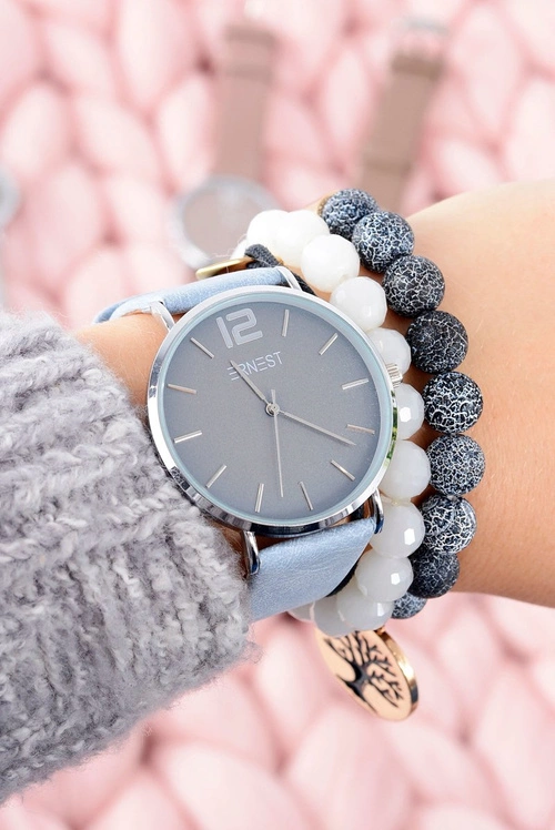 Damski Zegarek Ernest Claire Błękitny