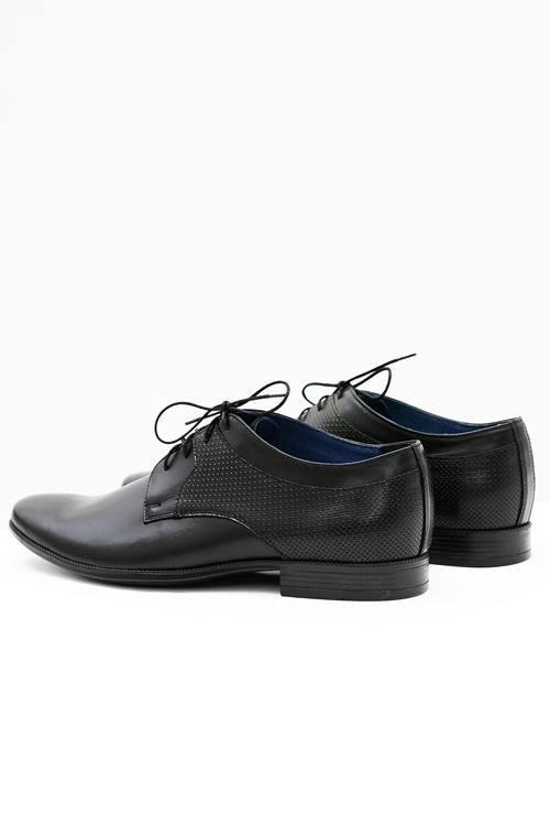 Klasyczne Męskie Skórzane Wizytowe Półbuty Ercole