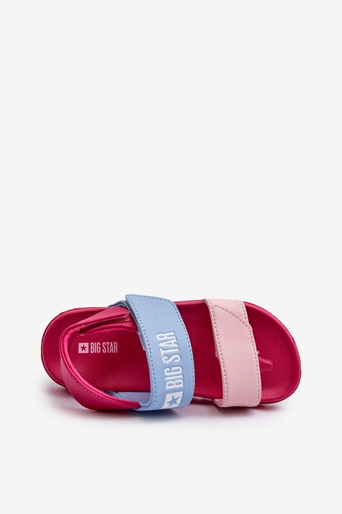 Lekkie Sandały Dla Dziewczynki Big Star NN374527 Różowe