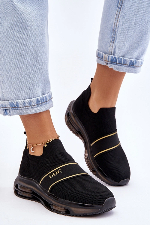 Damskie Wsuwane Sportowe Buty GOE LL2N4032 Czarne