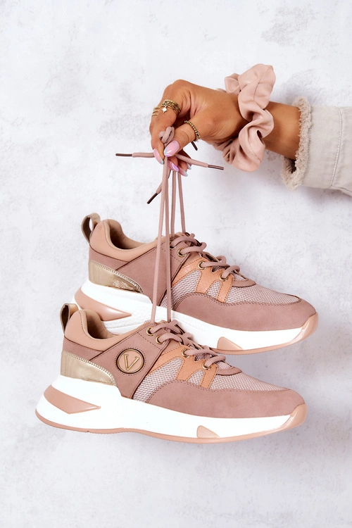 Sportowe Buty Sneakersy Brudny Róż Imperio