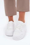 Sneakersy Damskie Na Platformie Big Star SS274590 HI-POLY SYSTEM Białe